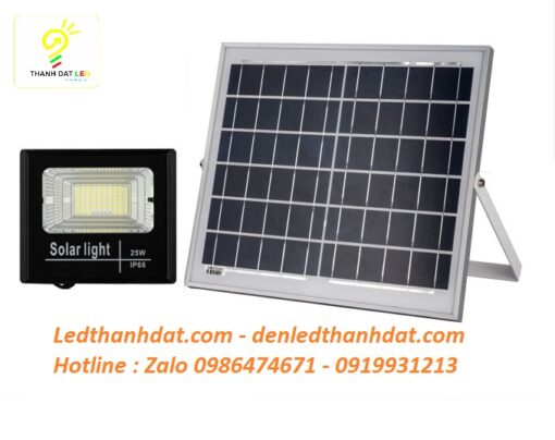 Đèn pha năng lượng mặt trời 25w