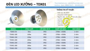 đèn led nhà xưởng