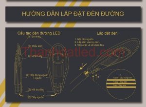 hướng dẫn lắp đặt đèn đường led phố