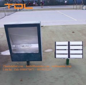 thay thế đèn led san tennis