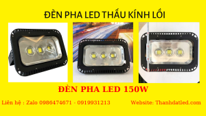 đèn pha led thấu kính 150w