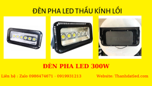 đèn pha led thấu kính