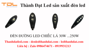 đèn đường led lá 30w 50w 100w 150w 200w 250w