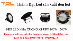 đèn led nhà xưởng ufo 100w 150w 200w