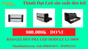 đèn pha led module l1 100w