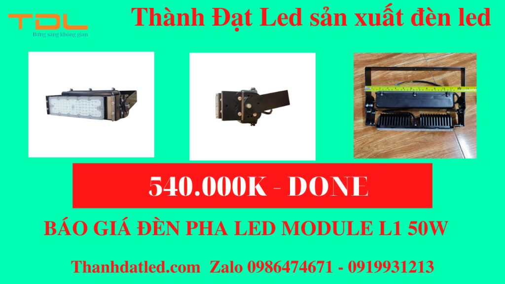 đèn pha led module l1 50w