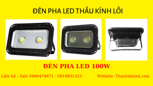 đèn pha led thấu kính 100w