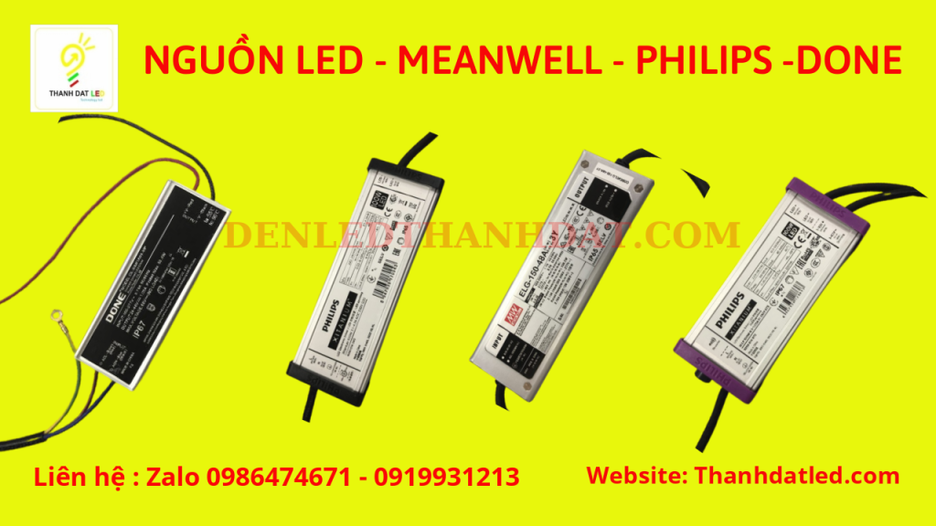 nguồn led done philips meanwell