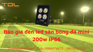 báo giá đèn led sân bóng đá 200w ip66