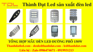 đèn led chiếu sáng đường phố 150w