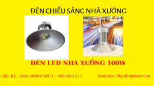 đèn led nhà xưởng 100w