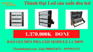 đèn pha led module l1 200w