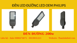 Đèn đường led M12 200w