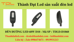 đèn đường led 60w D10