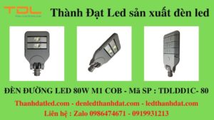 đèn đường phố 80w M1 COB