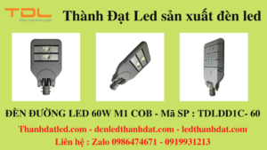 đèn đường led 60w m1 cob