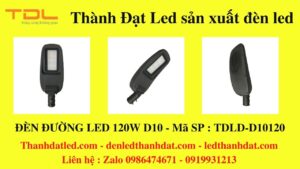 đèn đường led 120w d10