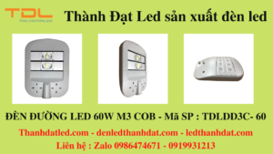 Đèn đường cob m3 60w