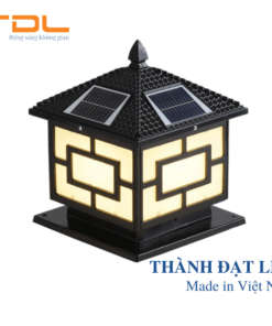 đèn led năng lượng mặt trời trụ cổng 30cm