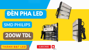 Đèn pha led module SMD PHILIPS sân bóng chuyền 200w