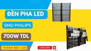 Đèn pha led module SMD PHILIPS sân bóng chuyền 700w