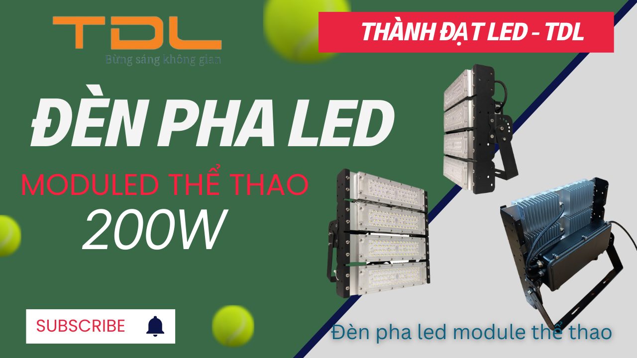 đèn pha led sân thể thao chống chói 200w