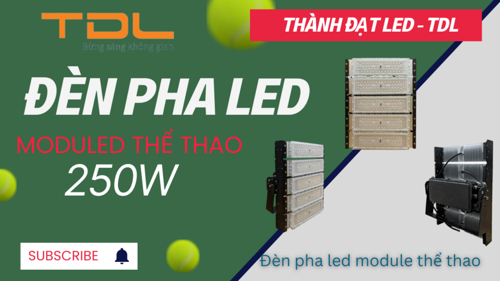 đèn pha led sân thể thao chống chói : TDLF-MTT250