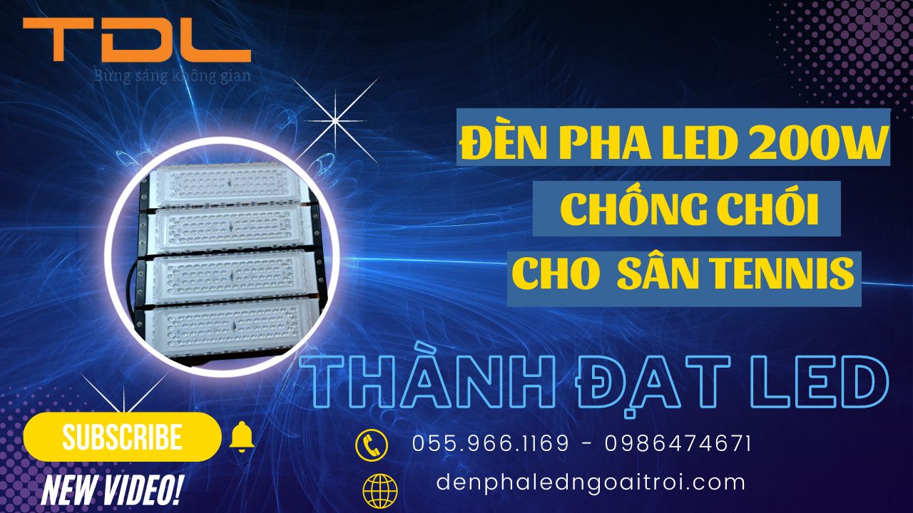 Đèn pha LED sân tennis 200W