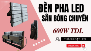 Đèn pha module sân bóng chuyền 600w