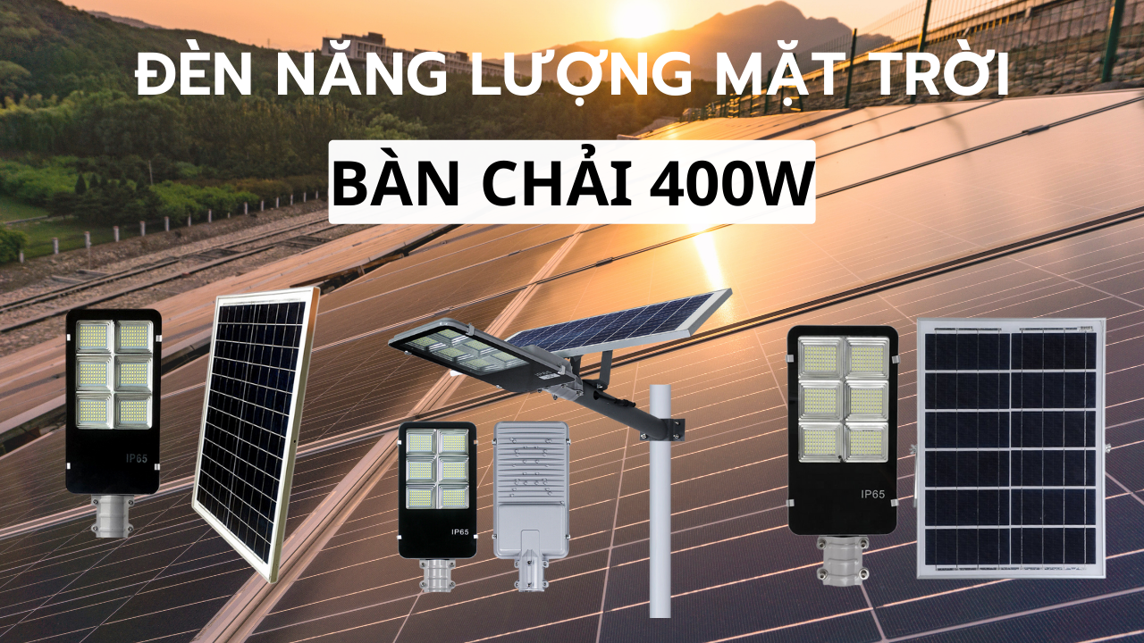 Đèn năng lượng mặt trời nông thôn mới 400w