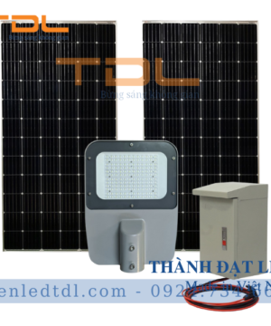 Đèn đường LED năng lượng mặt trời dự án BRP371 100w