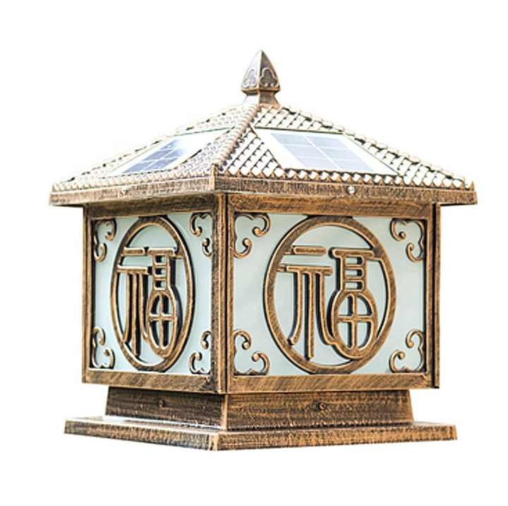 Đèn Cổng Năng Lượng Mặt Trời Trụ Cổng 15cm (TDL-CBD606) Thành Đạt Led