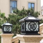 Đèn Cổng Năng Lượng Mặt Trời Trụ Cổng 46cm (TDL-CBD606) Thành Đạt Led