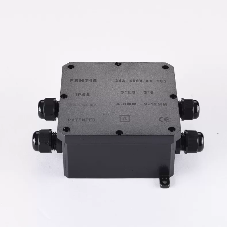 Hộp nối điện chống nước 2 3 4 5 6 7 8 9 10 11 12 ngả ngoài trời IP68 FSH716-A