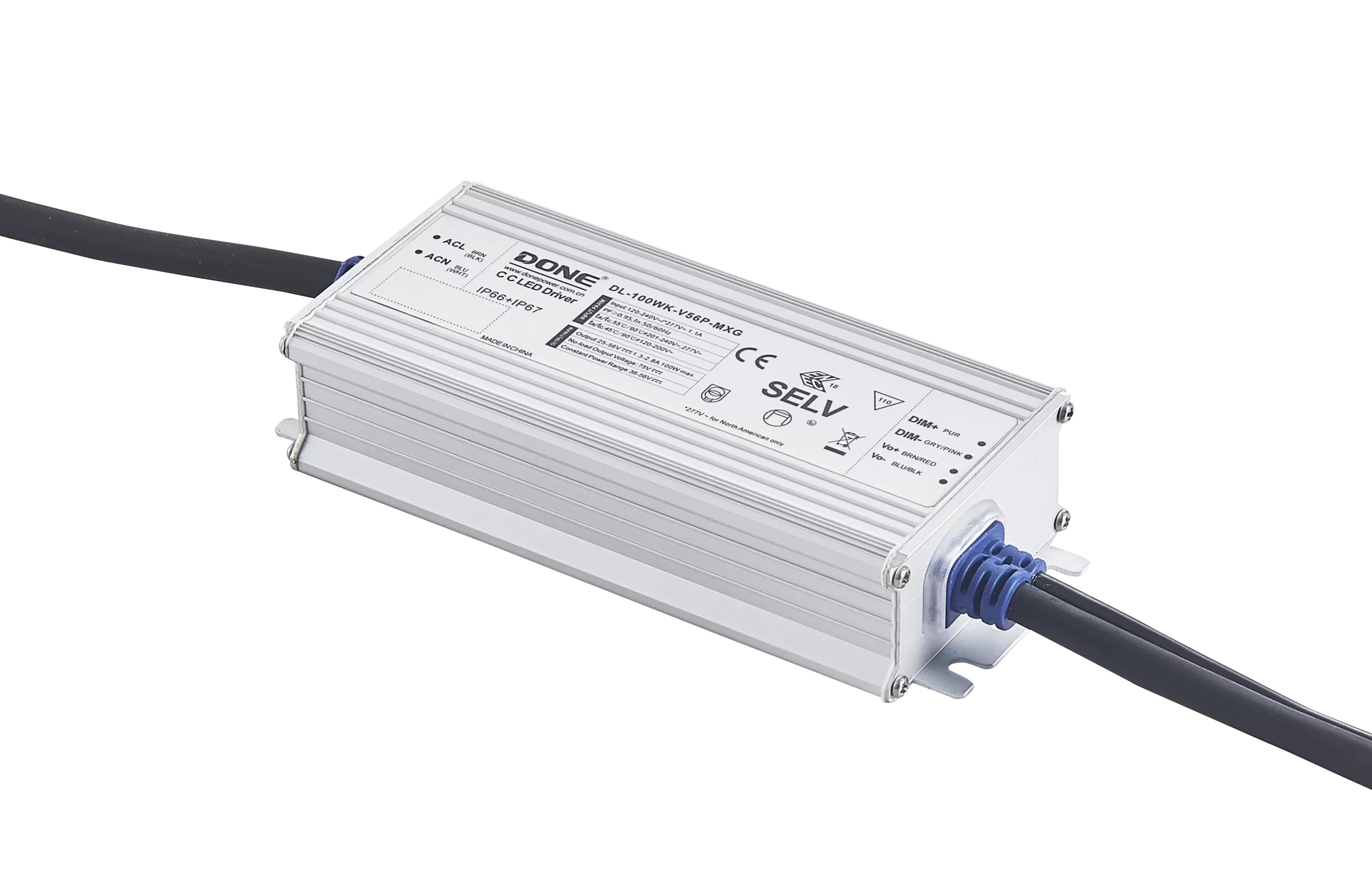 Nguồn Done 100w Driver led DIM 6 cấp (DL-100w Driver led DIM 6 cấpK-V56A-MXG)