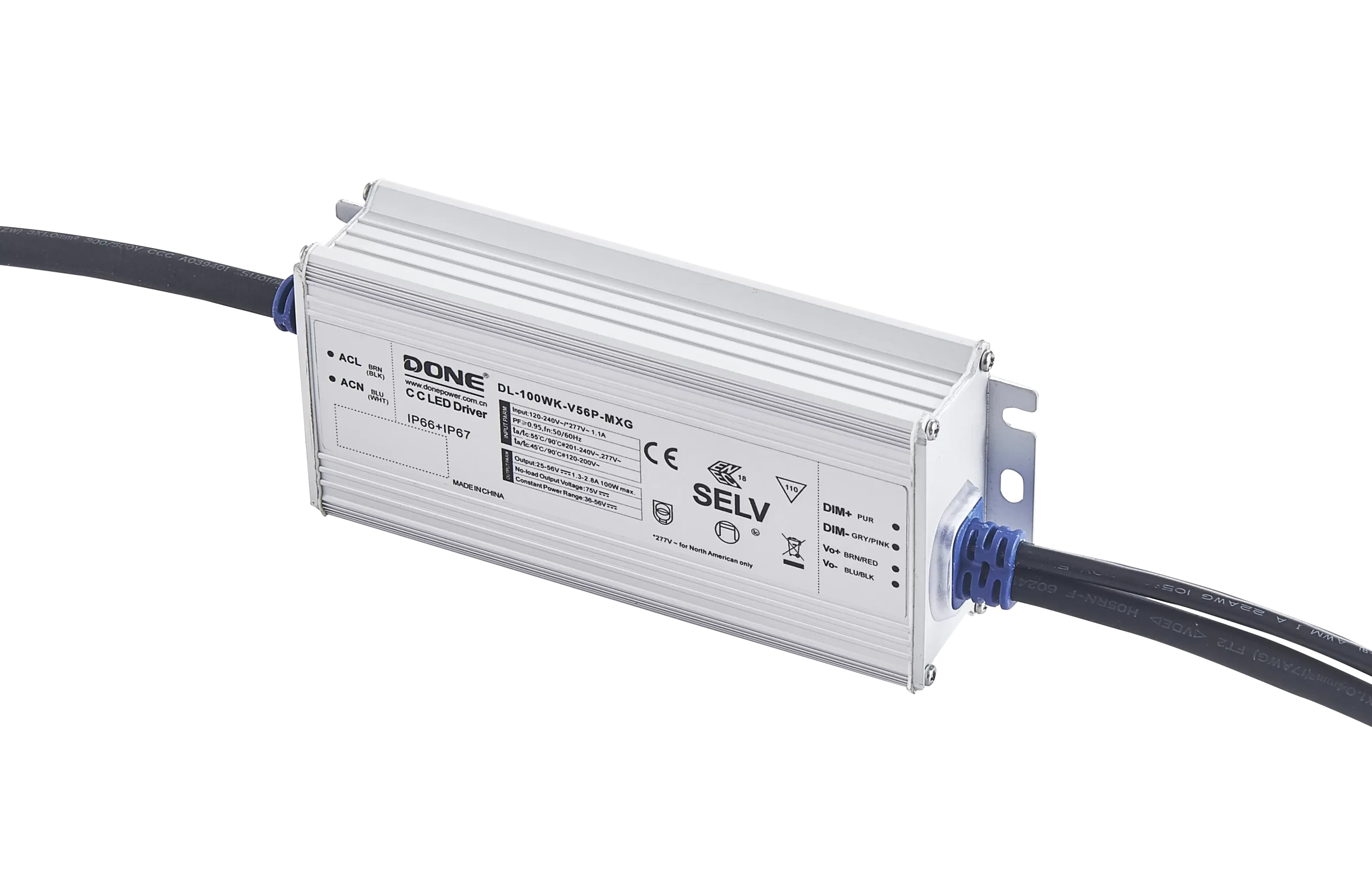 Nguồn Done 100w Driver led DIM 6 cấp (DL-100w Driver led DIM 6 cấp-V143A-MXG)