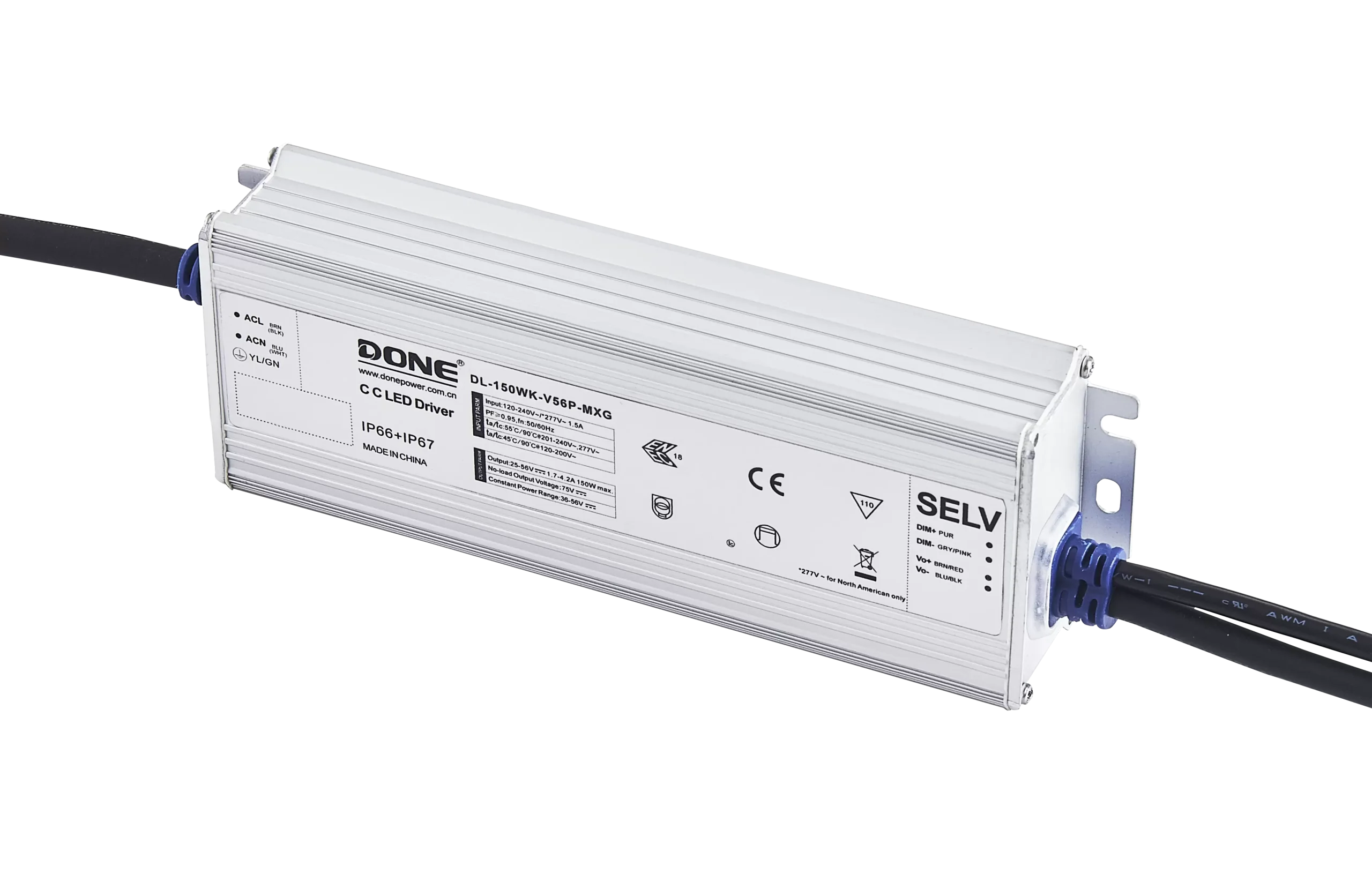 Nguồn Done 150w Driver led DIM 6 cấp (DL-150w Driver led DIM 6 cấp-V214A-MXG)