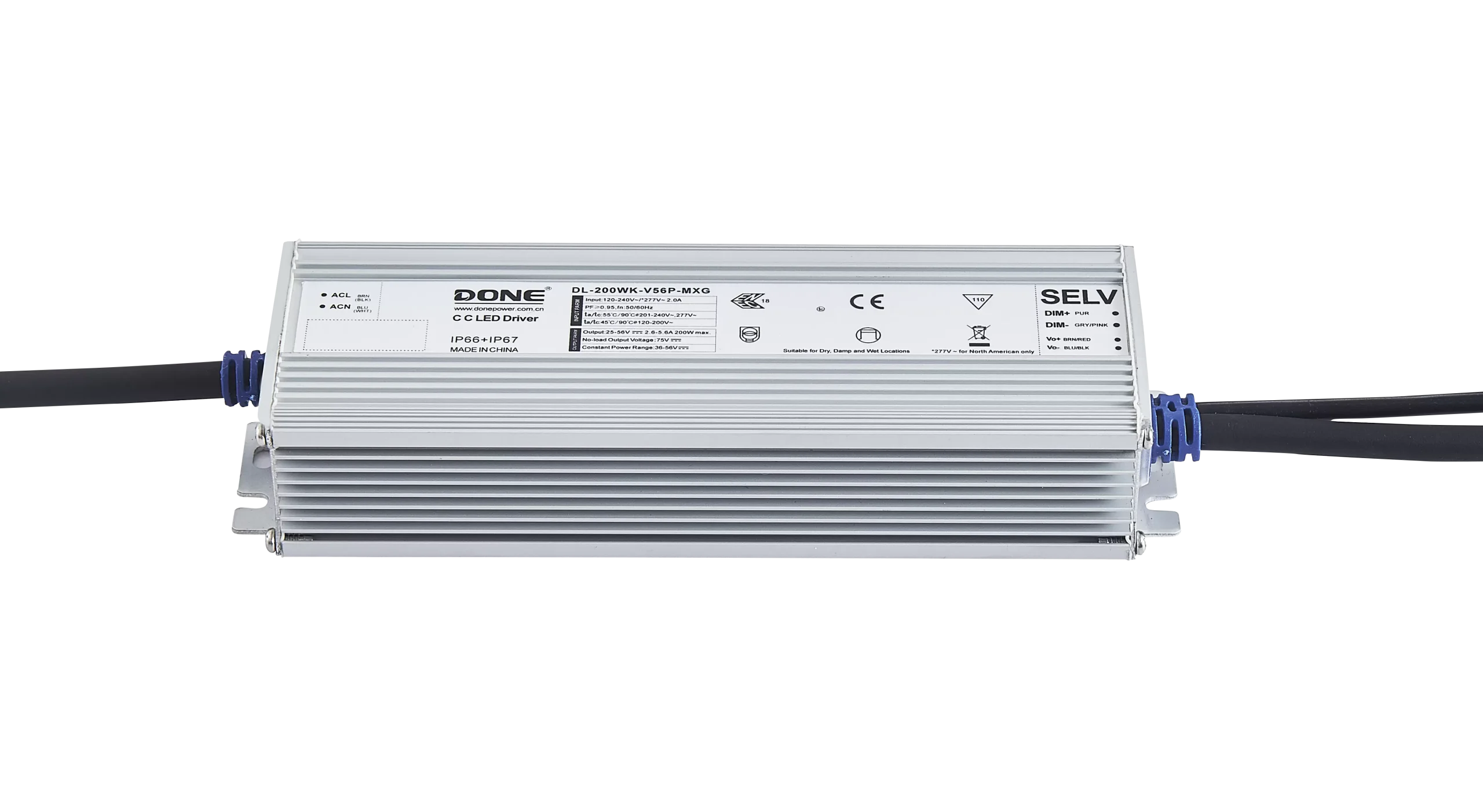 Nguồn Done 200w Driver led DIM 6 cấp (DL-200w Driver led DIM 6 cấpK-V286P-MX)