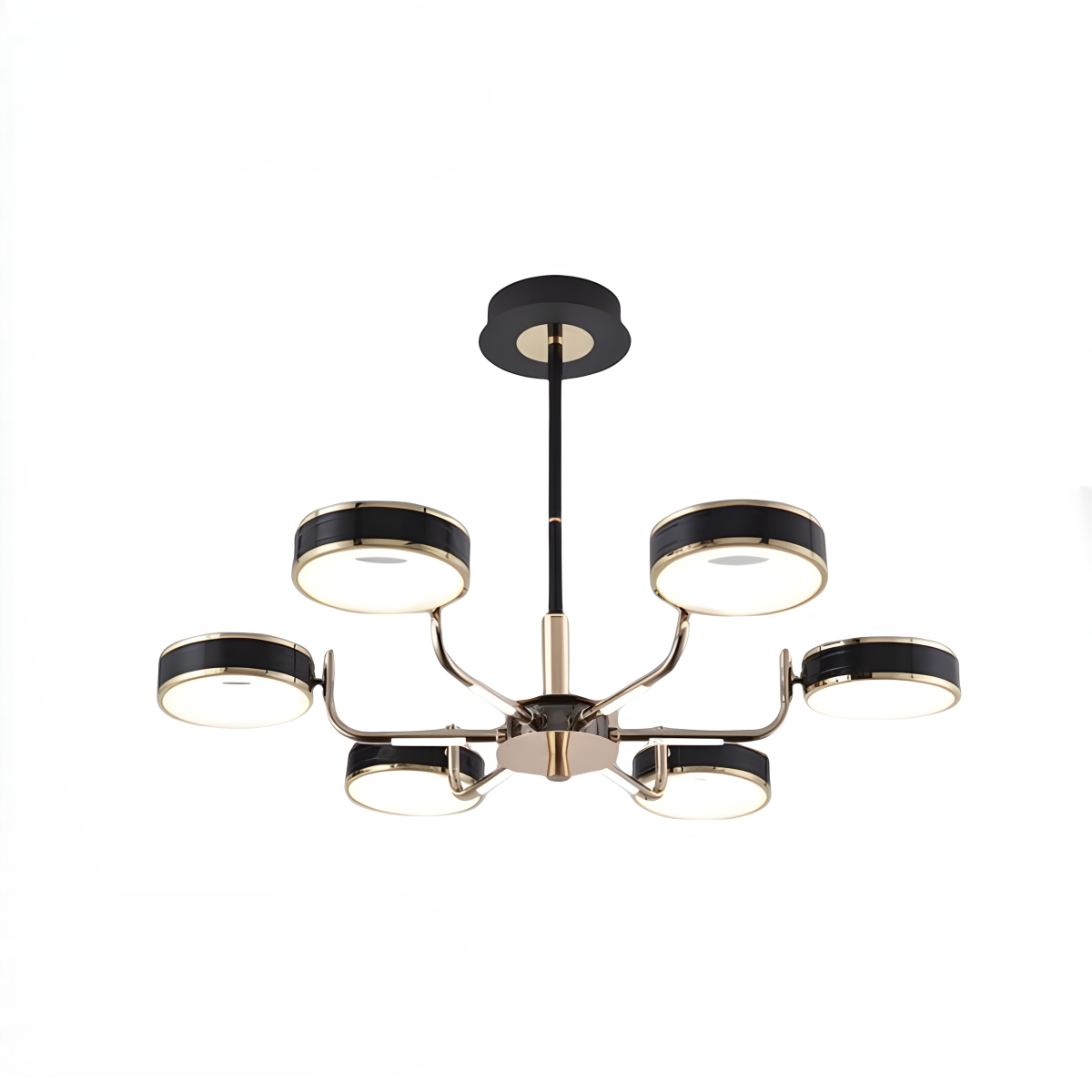 Đèn chùm thả led hiện đại 6 tay 155T6 Thành Đạt chính hãng Thành Đạt LED