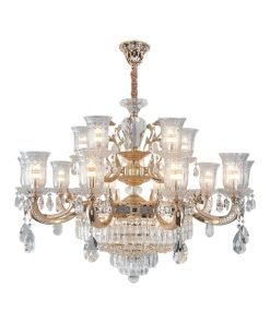 Đèn trang trí thả thân đồng pha lê K9 cao cấp 6651T15 Thành Đạt