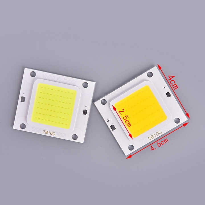 Chip led COB 50W kiểu TF - Trung tính: Input 32Vdc