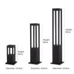 Đèn led Nấm Trang Trí Sân Vườn Vuông 10w 40cm (TDLN-V02)