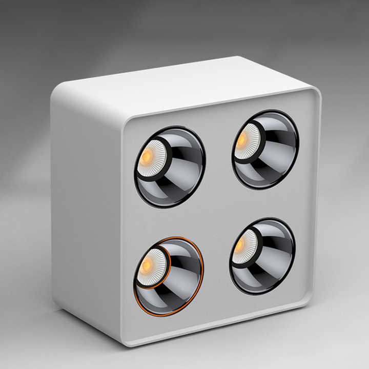 Đèn âm trần gắn nổi vuông dày 48w (TDL-DLT-04-12) Thành Đạt Led