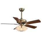 Quạt trần đèn trang trí 137 cánh gỗ