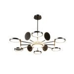 Đèn thả hiện đại đen 116T12 Thành Đạt