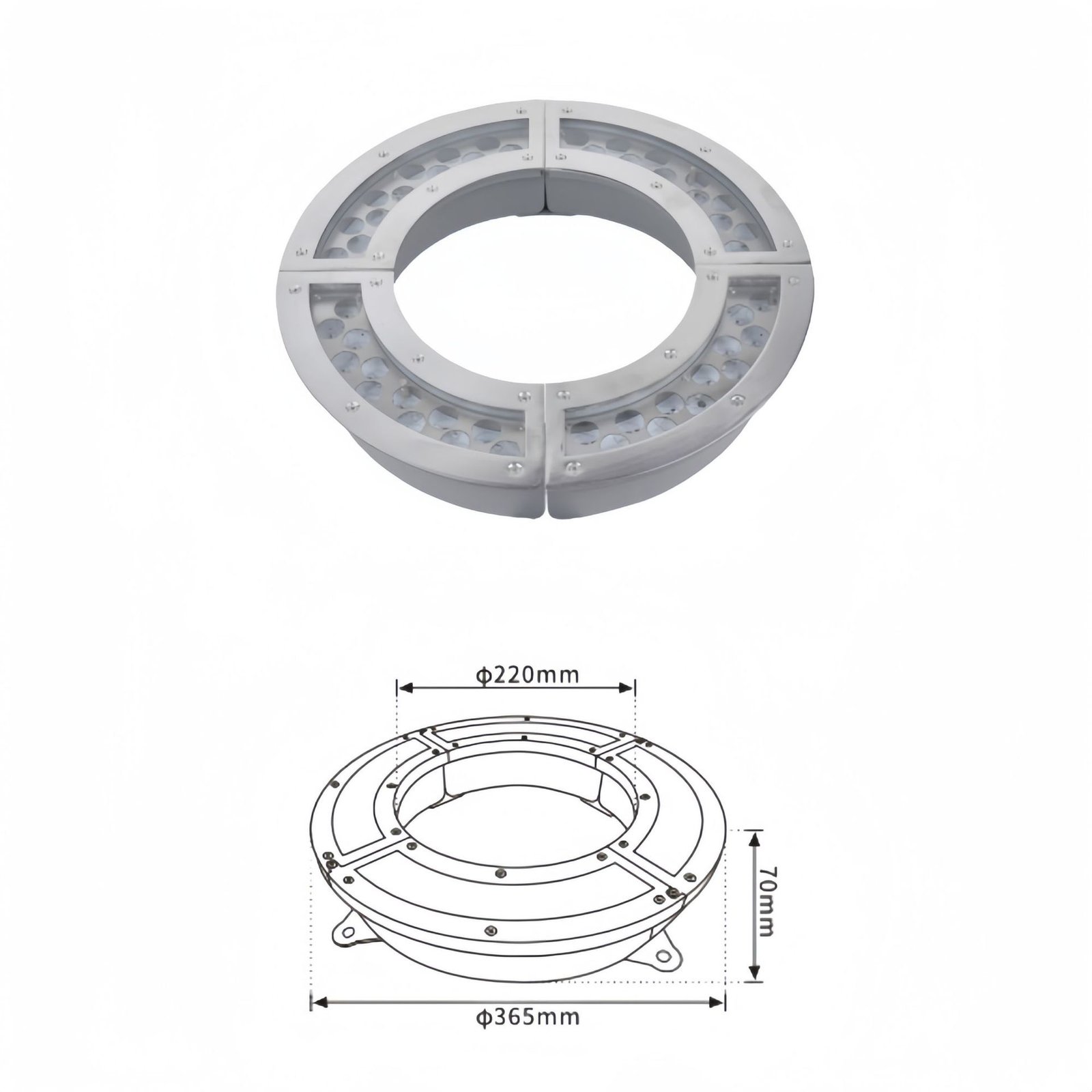 Đèn chiếu ôm gốc cây 12w (TDL-BSD)