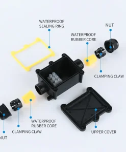 Hộp nối điện chống nước 3 ngả ngoài trời IP68 TB730