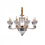 Đèn trang trí thả pha lê cao cấp 6018T6 Thành Đạt