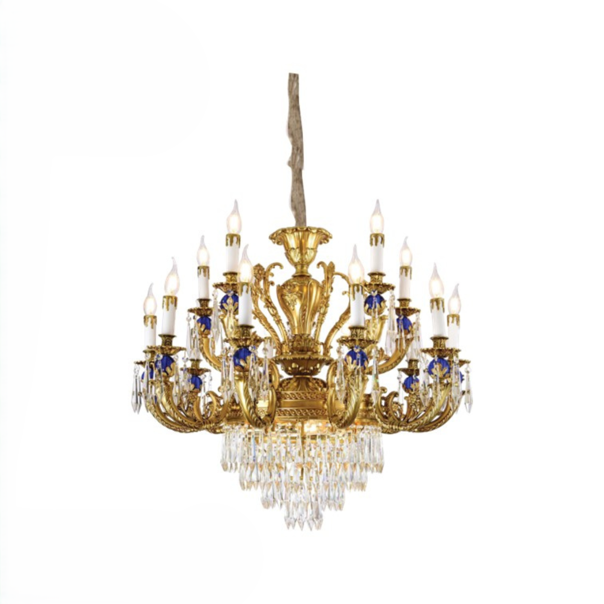 Đèn trang trí thả hợp kim pha lê K9 cao cấp 9047T15 Thành Đạt