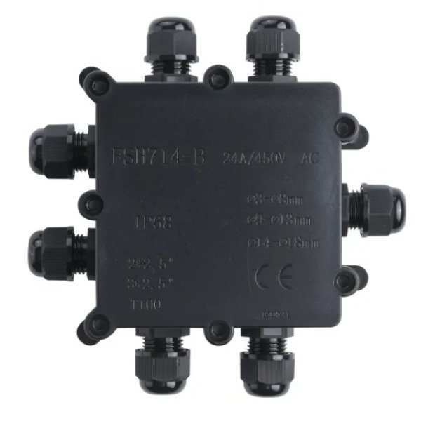 Hộp nối chống nước 4 ngả ngoài trời IP68 FSH713-4